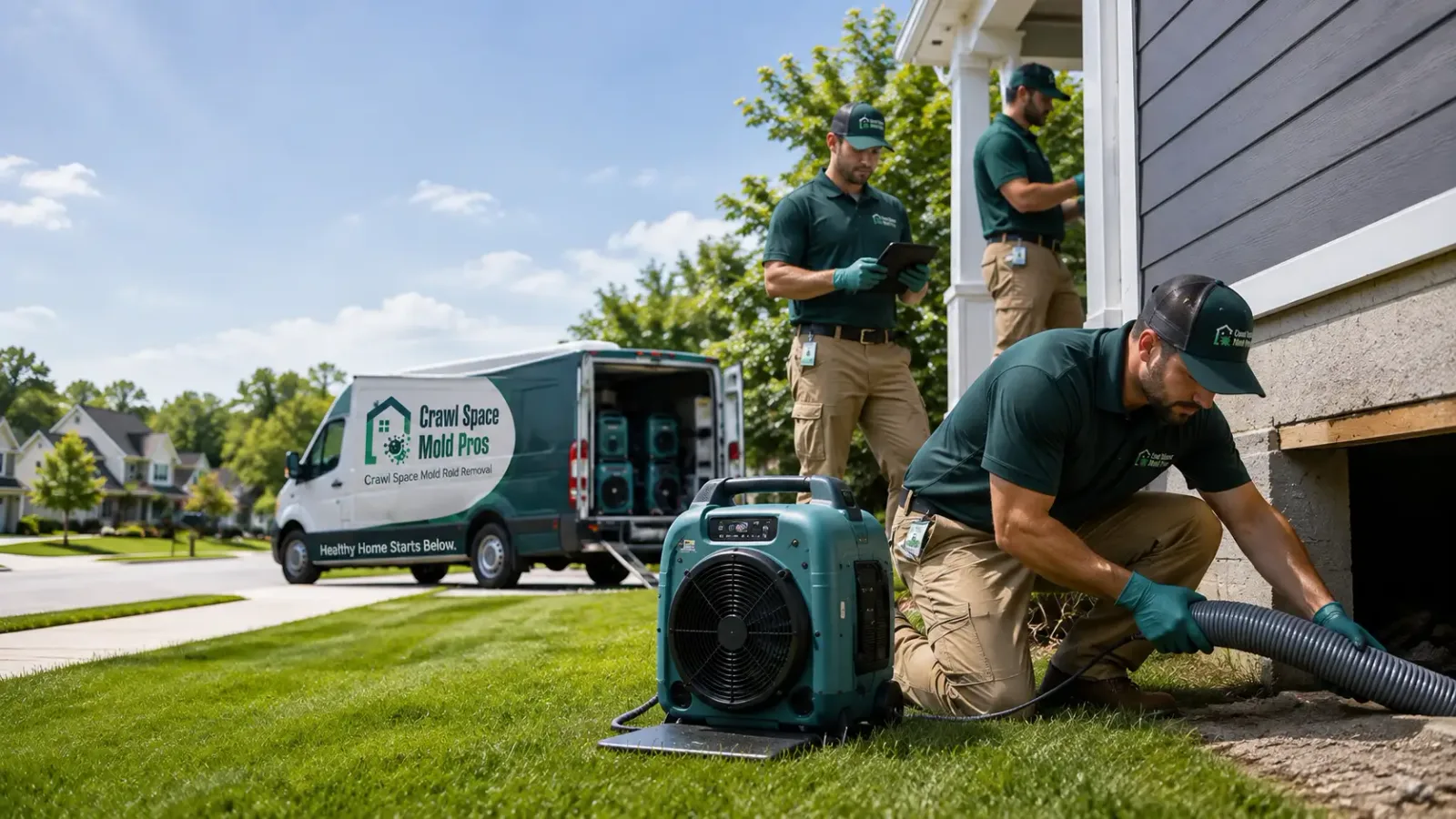 Crawl Space Mold Removal in Sand Creek, MI
